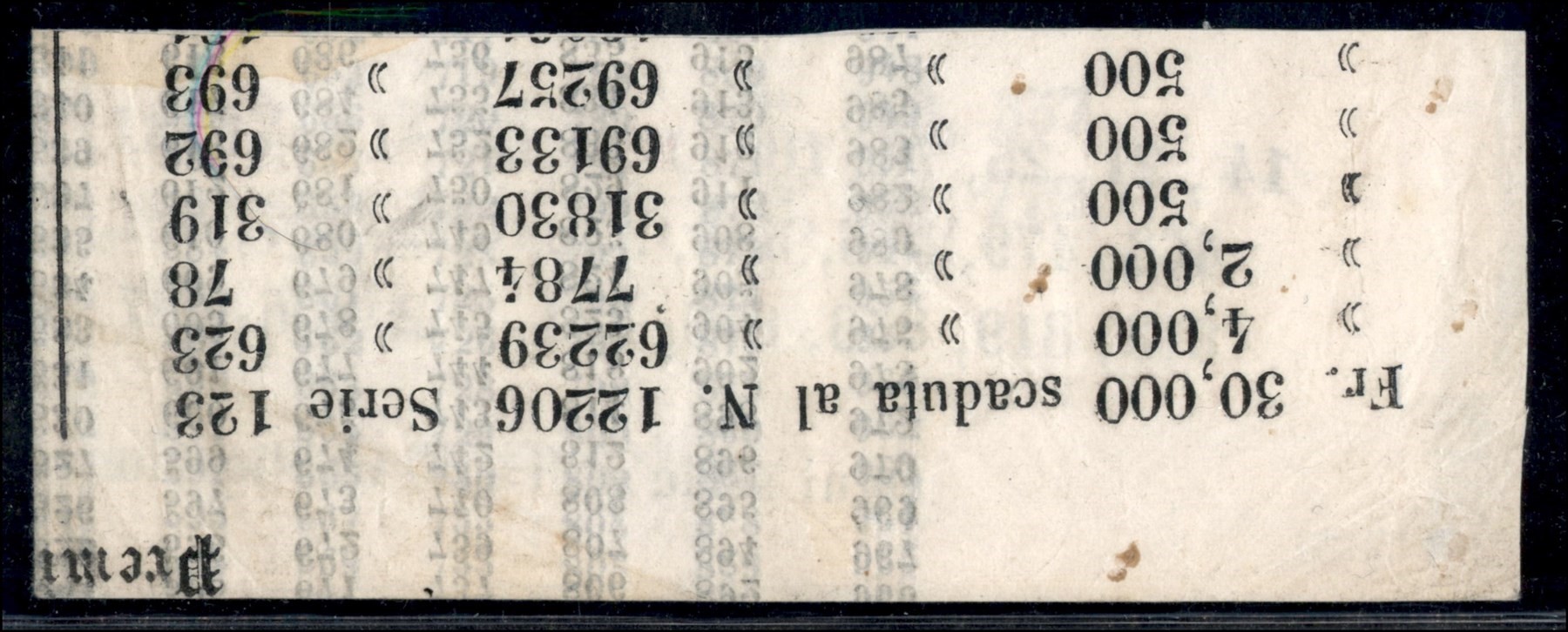 ITALIA / Antichi Stati Italiani / Napoli / Posta ordinaria