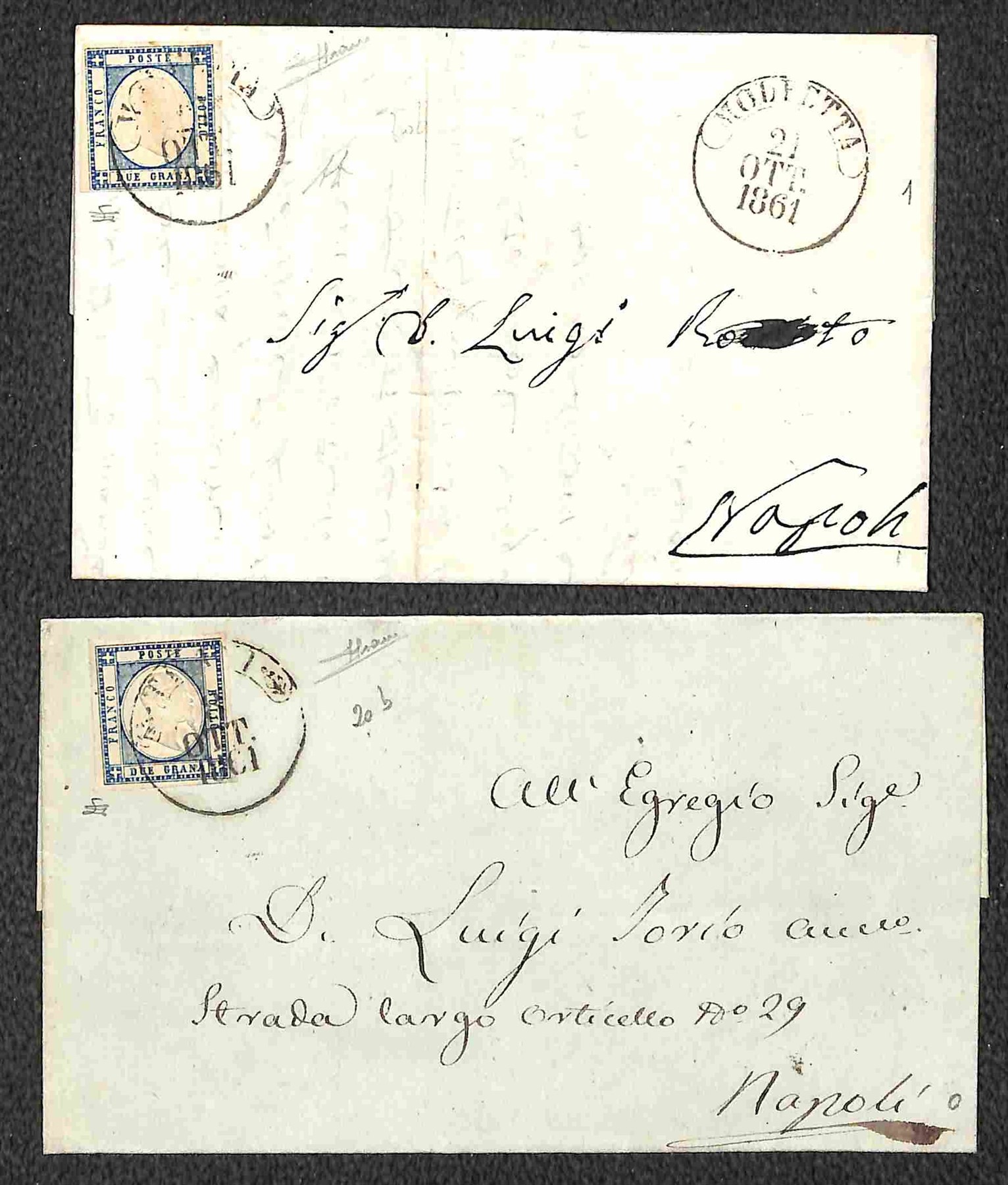 ITALIA / Antichi Stati Italiani / Province Napoletane / Posta ordinaria