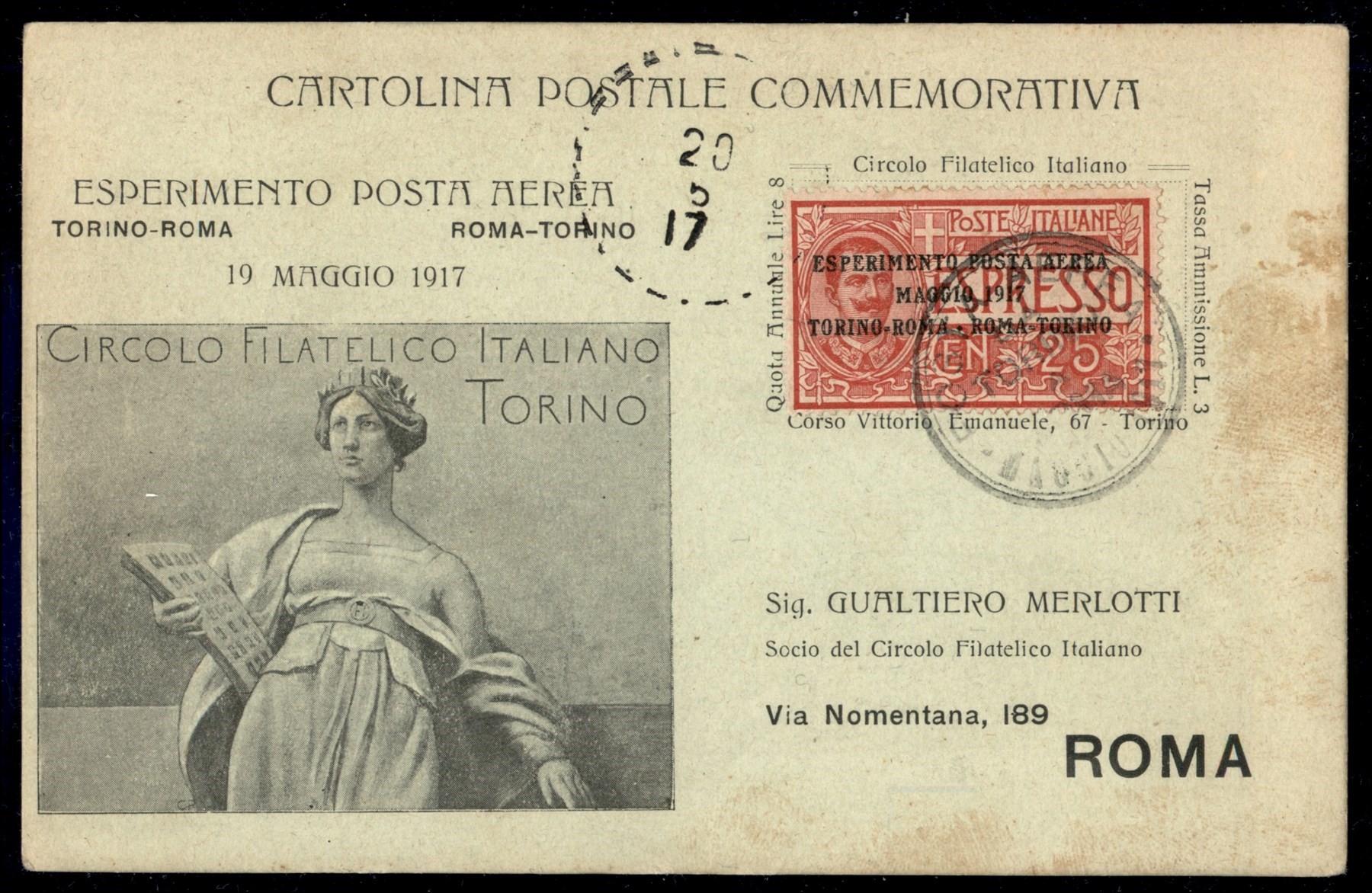 Italia / Regno / Vittorio Emanuele III / Posta Aerea