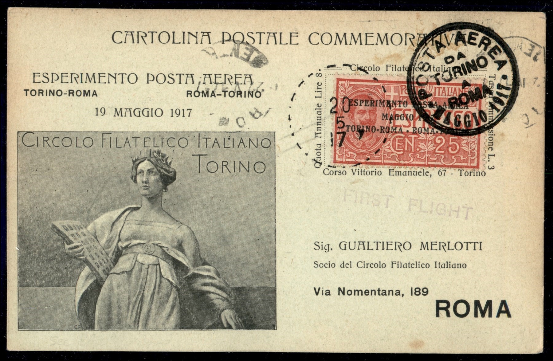 Italia / Regno / Vittorio Emanuele III / Posta Aerea