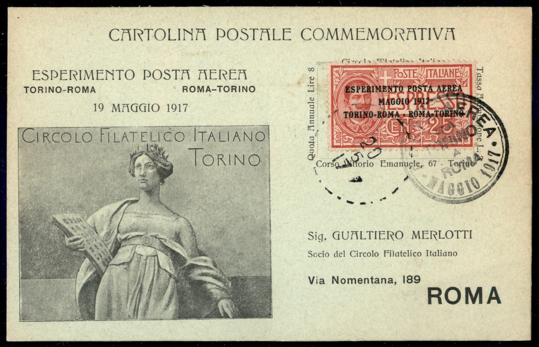 Italia / Regno / Vittorio Emanuele III / Posta Aerea
