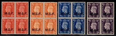 Italia / Occupazioni Straniere delle Colonie / Occupazione Britannica / M.e.f. / Posta Ordinaria