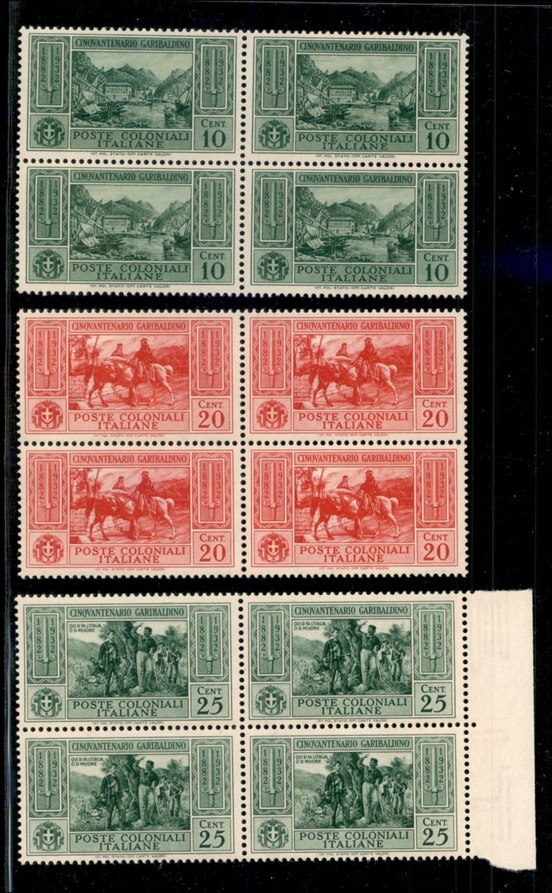 Italia / Colonie / Emissioni Generali / Posta Ordinaria
