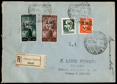Italia / Trieste / Trieste Amg Vg / Posta Ordinaria