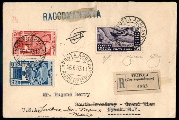 ITALIA / Colonie / Emissioni generali / Aerogrammi