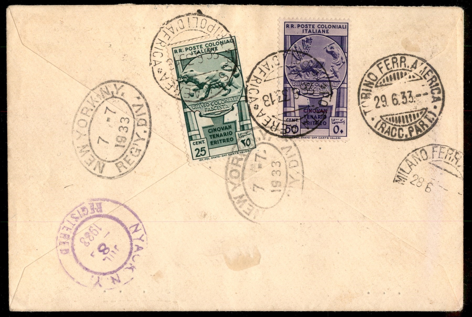 Italia / Colonie / Emissioni Generali / Aerogrammi