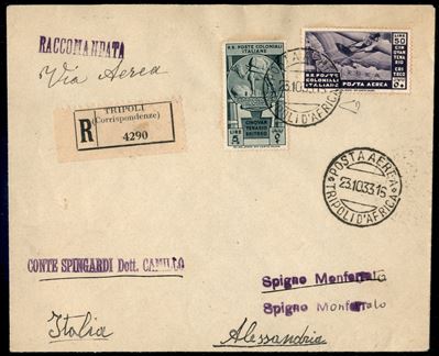 Italia / Colonie / Emissioni Generali / Aerogrammi