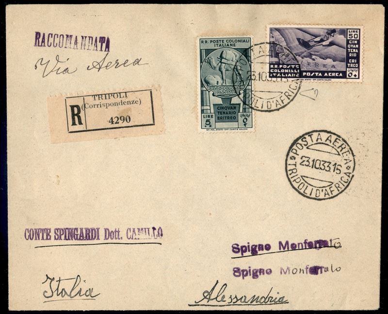 Italia / Colonie / Emissioni Generali / Aerogrammi
