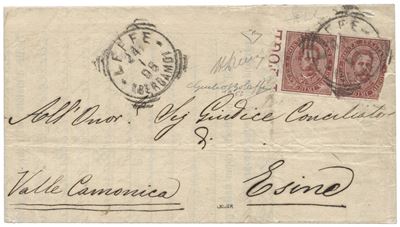 Italia / Regno / Umberto i / Posta Ordinaria
