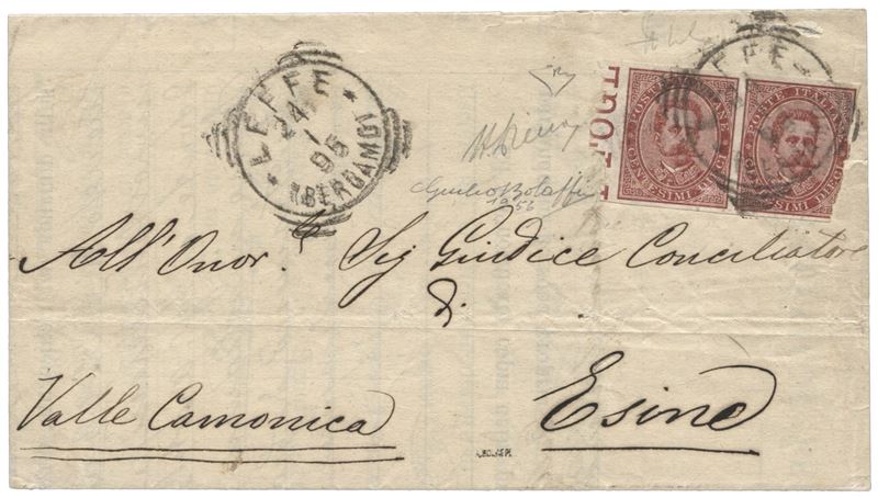 Italia / Regno / Umberto i / Posta Ordinaria