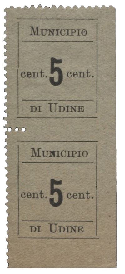 Italia / Occupazioni i Guerra Mondiale / Municipio di Udine / Posta Ordinaria