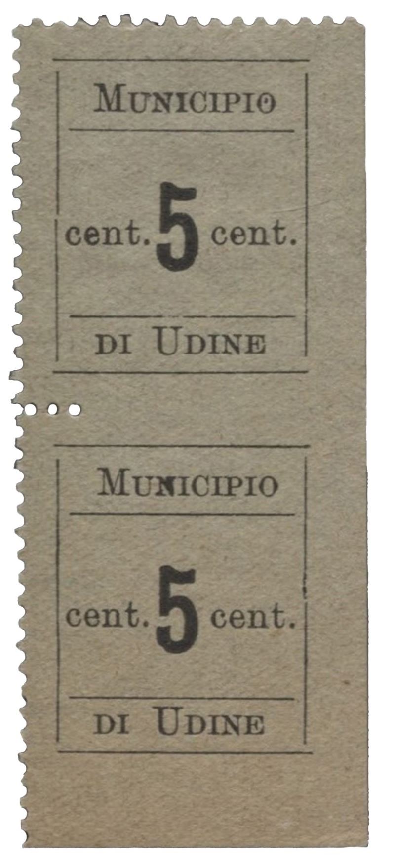 Italia / Occupazioni i Guerra Mondiale / Municipio di Udine / Posta Ordinaria