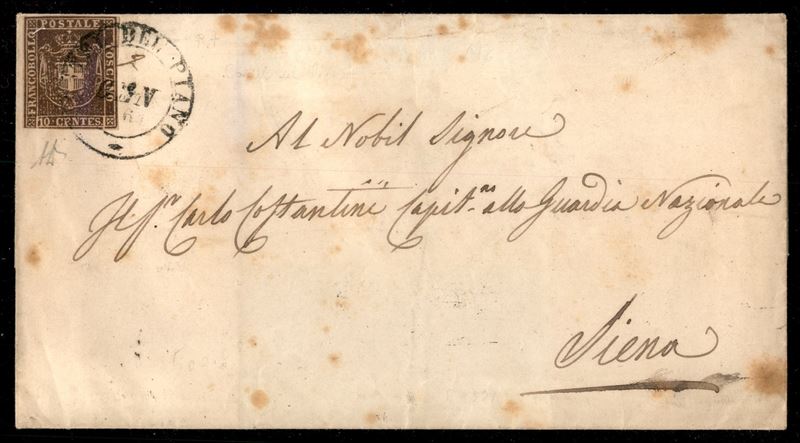 ITALIA / Antichi Stati Italiani / Toscana / Governo Provvisorio / Posta ordinaria
