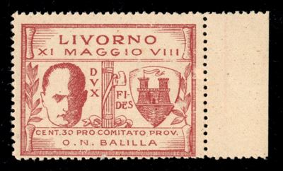 Italia / Emissioni Locali / Livorno / Posta Ordinaria