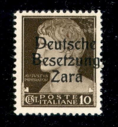 Italia / Occupazioni i Guerra Mondiale / Occupazione Tedesca / Zara / Posta Ordinaria