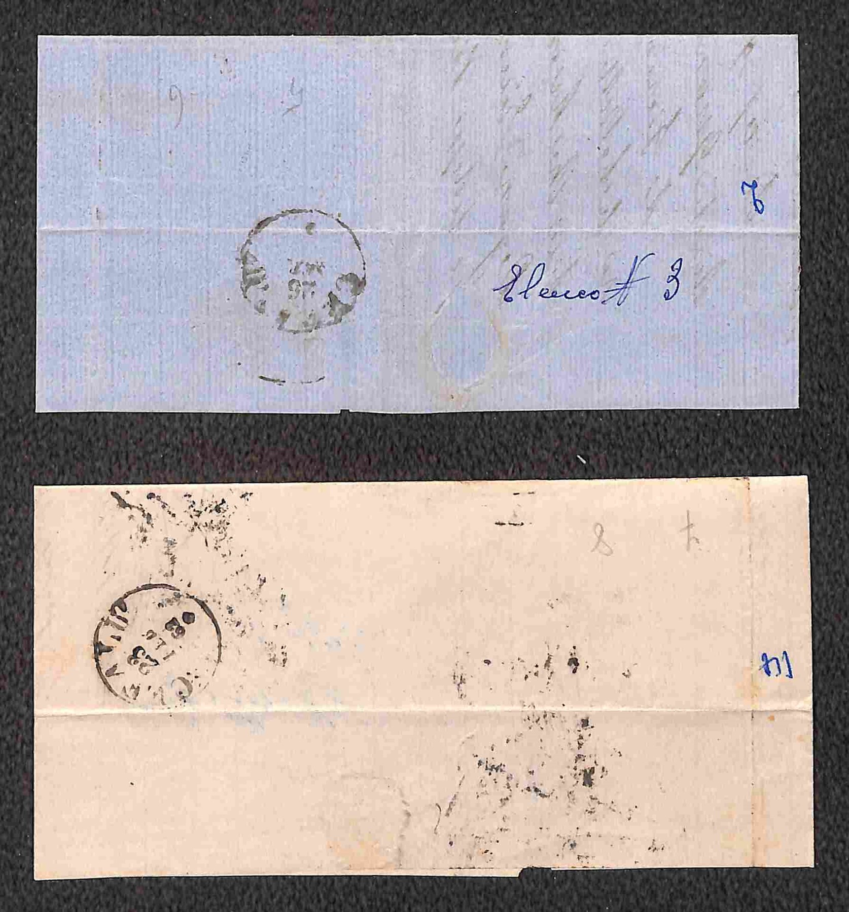 Italia / Regno / Vittorio Emanuele II / Posta Ordinaria