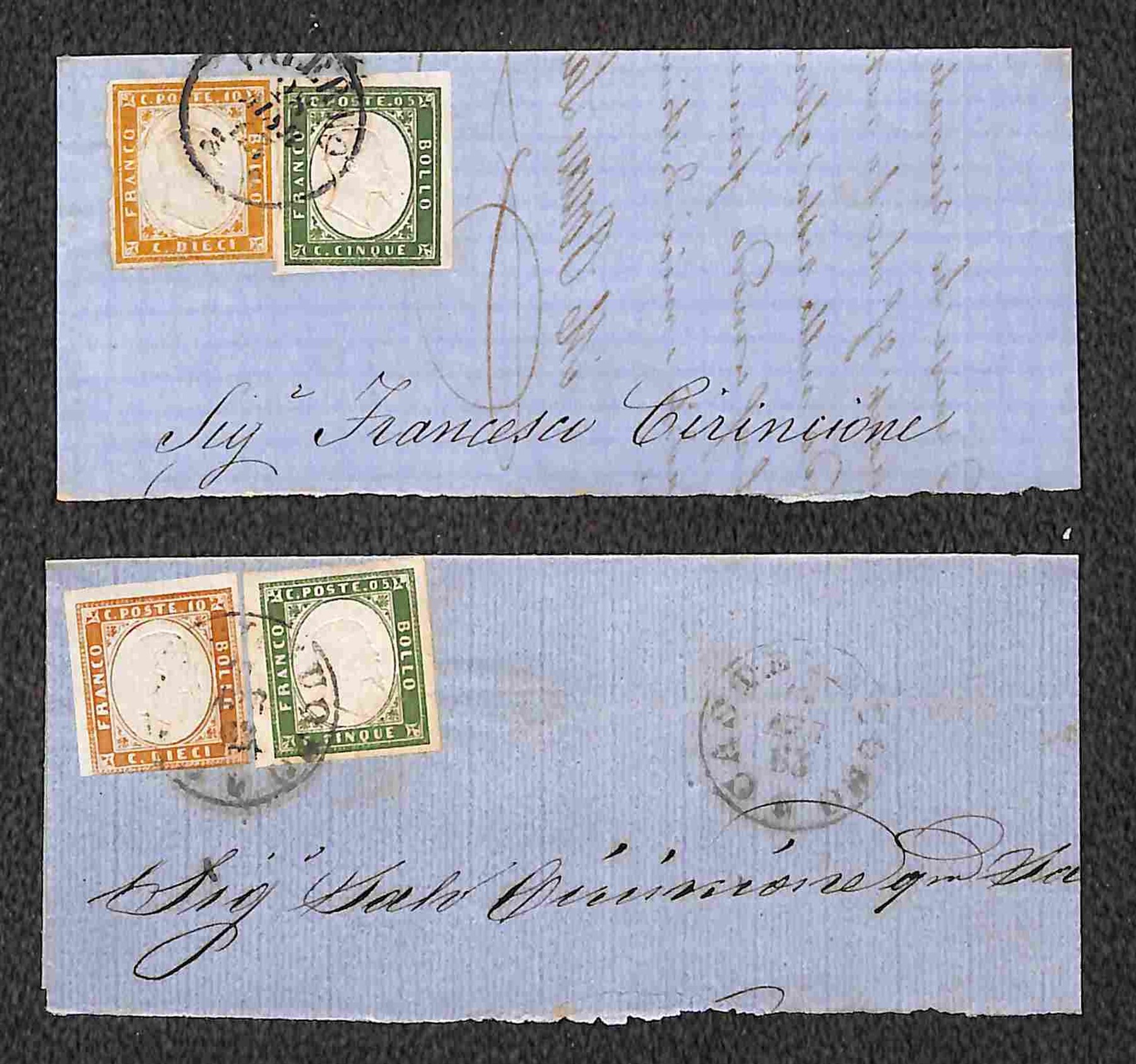 Italia / Regno / Vittorio Emanuele II / Posta Ordinaria