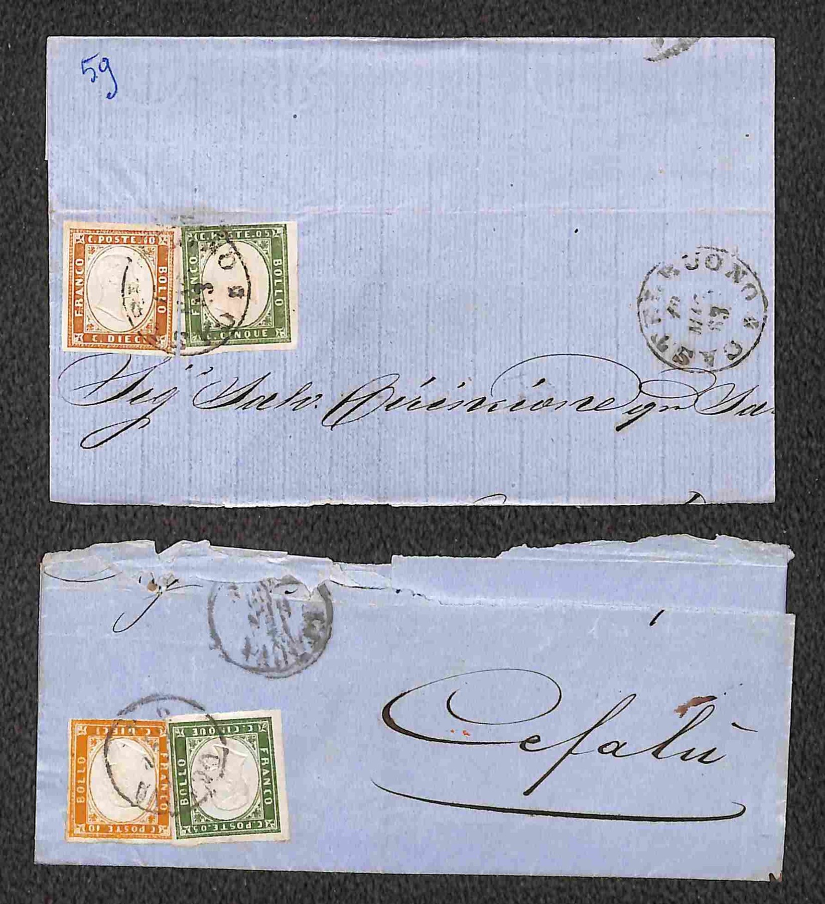 Italia / Regno / Vittorio Emanuele II / Posta Ordinaria