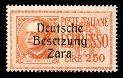 Italia / Occupazioni Straniere di Territori Italiani / Occupazione Tedesca / Zara / Espressi