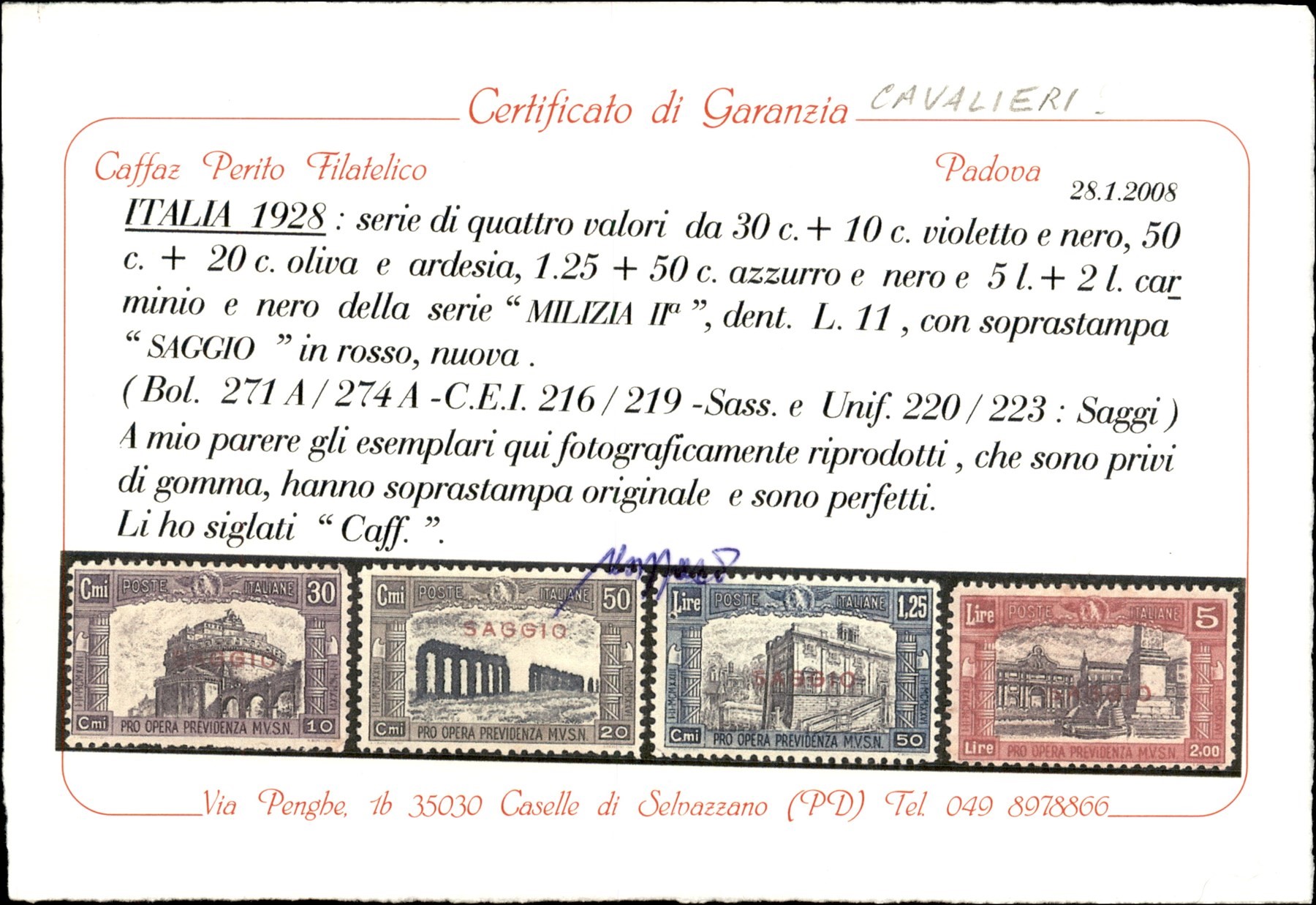 Italia / Regno / Vittorio Emanuele II / Saggi