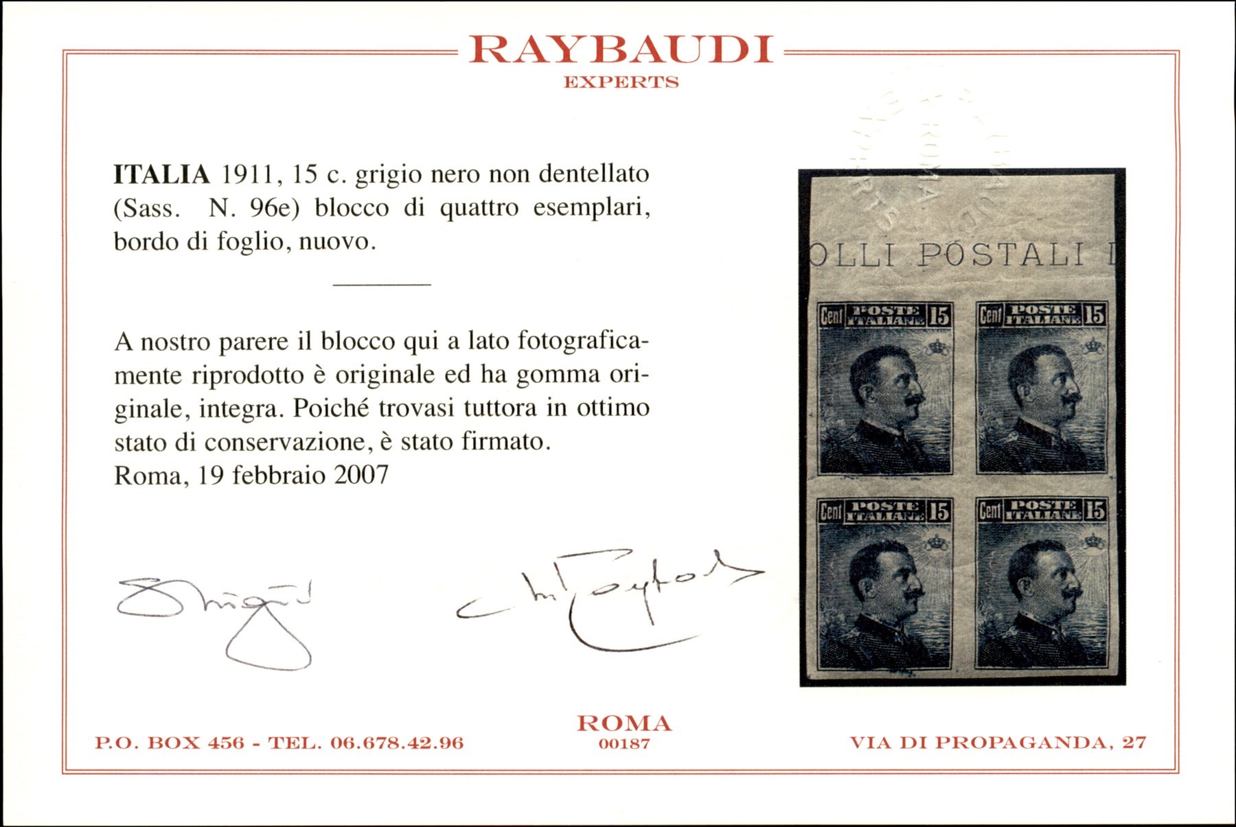 Italia / Regno / Vittorio Emanuele III / Posta Ordinaria
