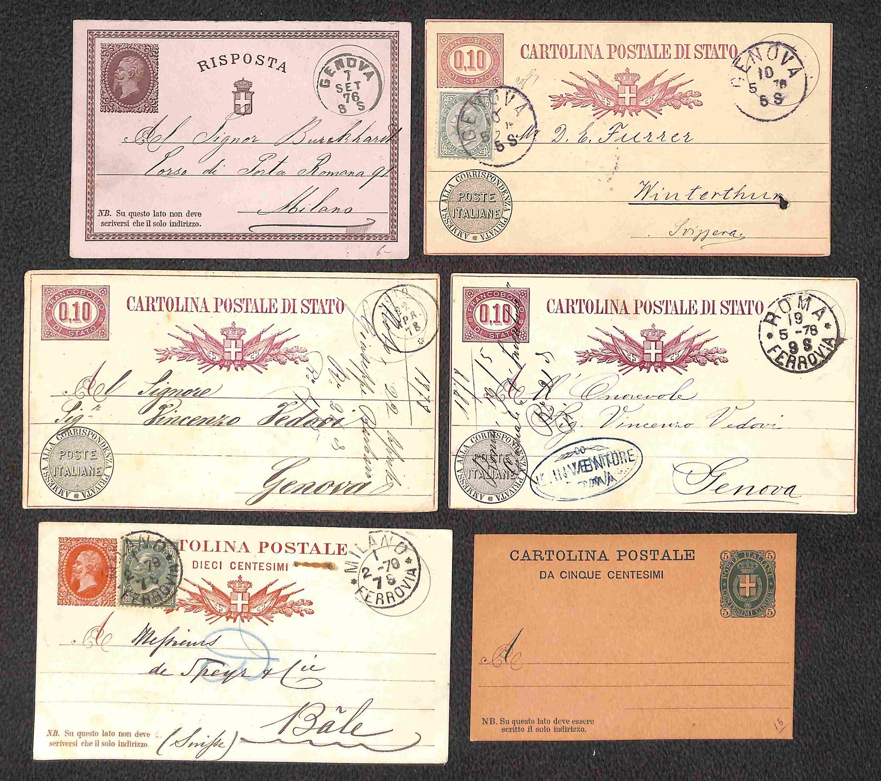Italia / Regno / Posta Ordinaria