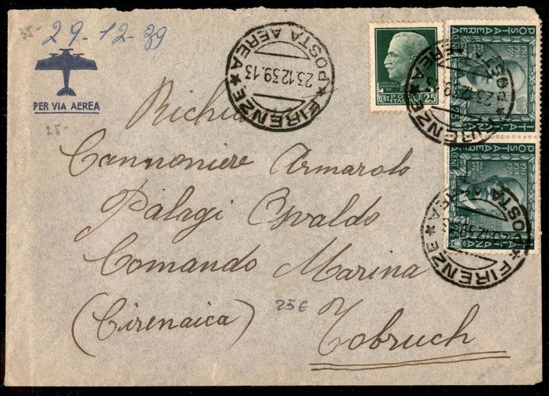 Italia / Regno / Vittorio Emanuele III / Aerogrammi