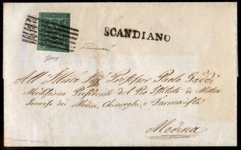 ITALIA / Antichi Stati Italiani / Modena / Posta ordinaria