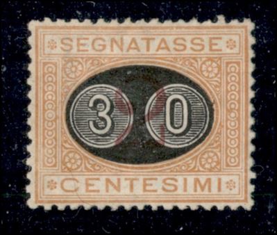 Italia / Regno / Umberto i / Segnatasse