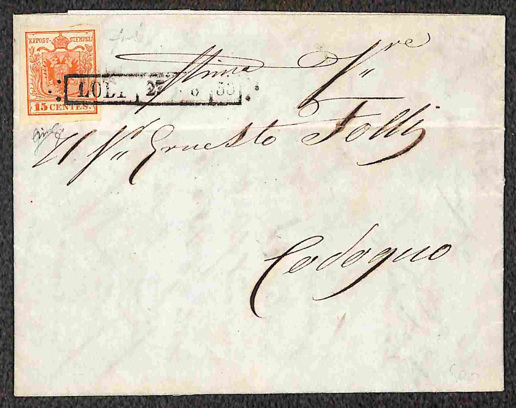 ITALIA / Antichi Stati Italiani / Lombardo Veneto / Posta ordinaria