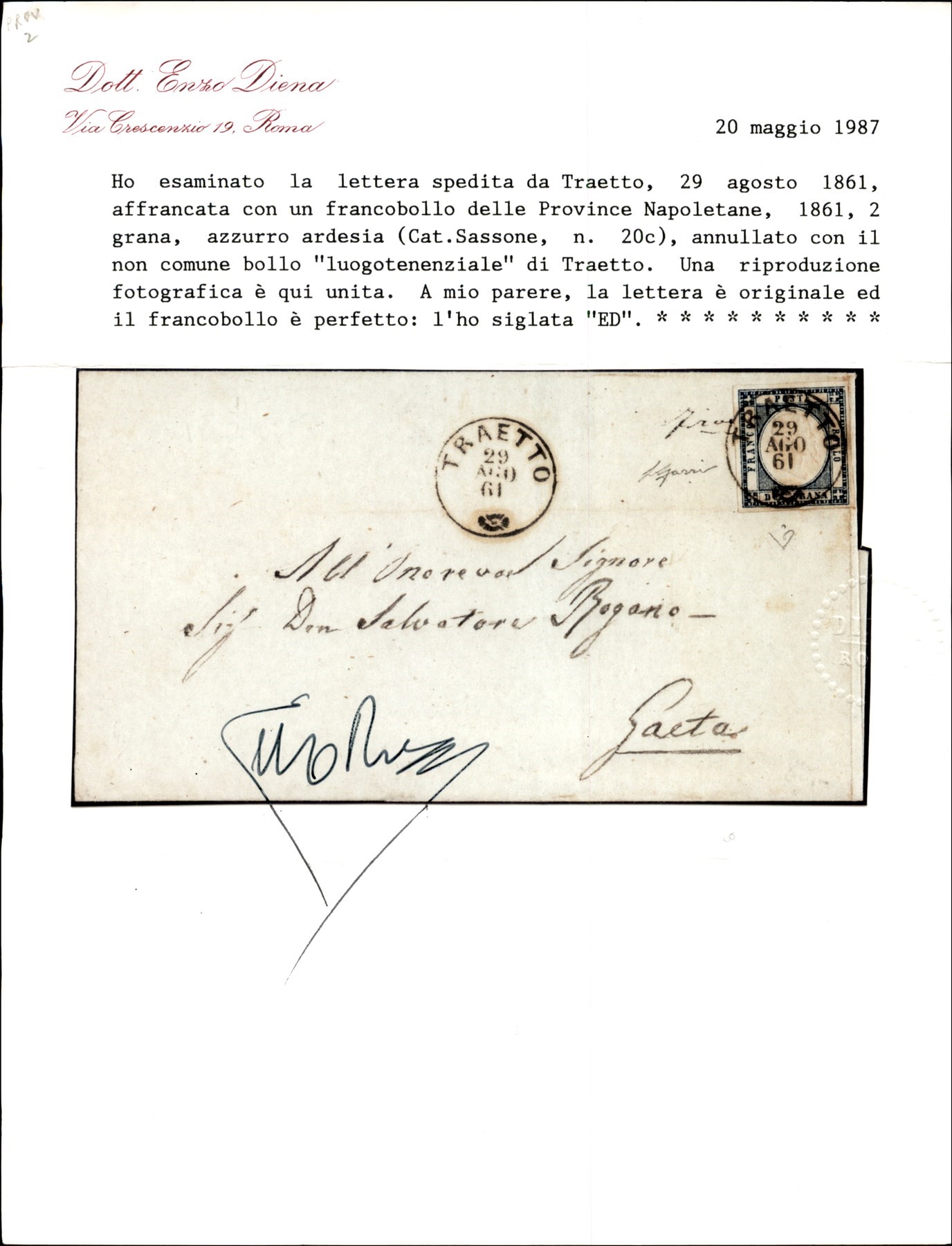 ITALIA / Antichi Stati Italiani / Province Napoletane / Posta ordinaria