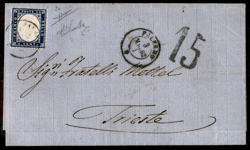 Italia / Regno / Vittorio Emanuele II / Posta Ordinaria