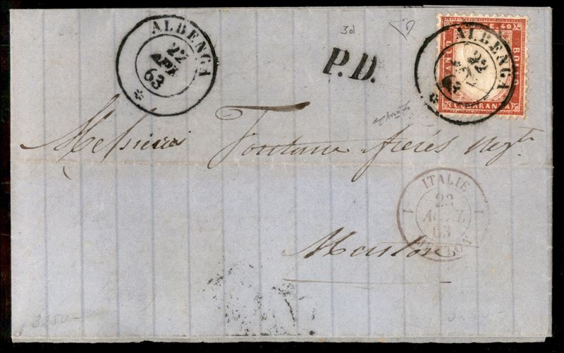 Italia / Regno / Vittorio Emanuele II / Posta Ordinaria