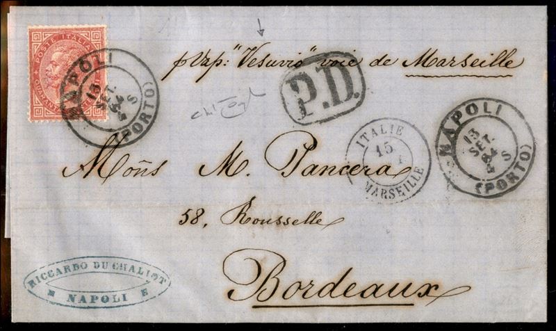 Italia / Regno / Vittorio Emanuele II / Posta Ordinaria