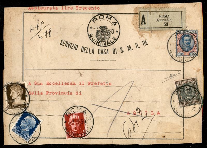 Italia / Regno / Vittorio Emanuele III / Posta Ordinaria