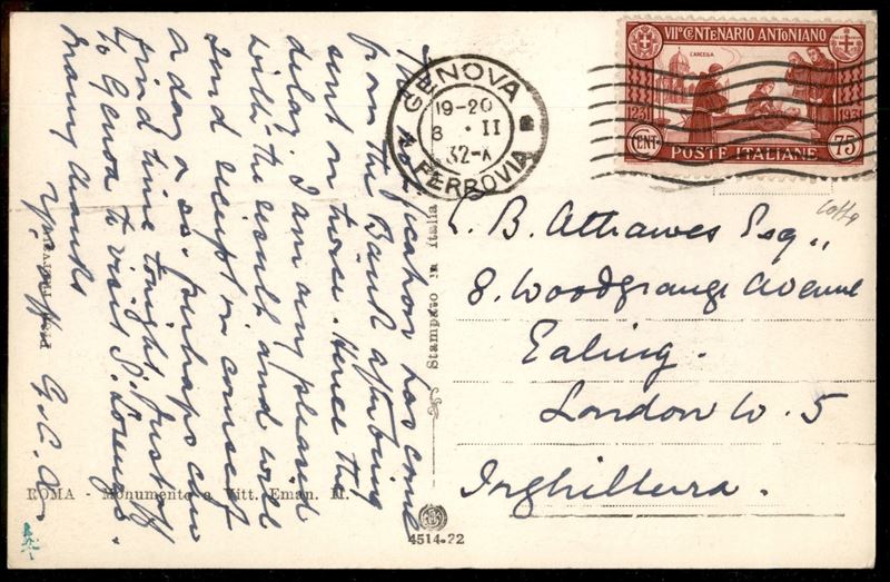 Italia / Regno / Vittorio Emanuele III / Posta Ordinaria