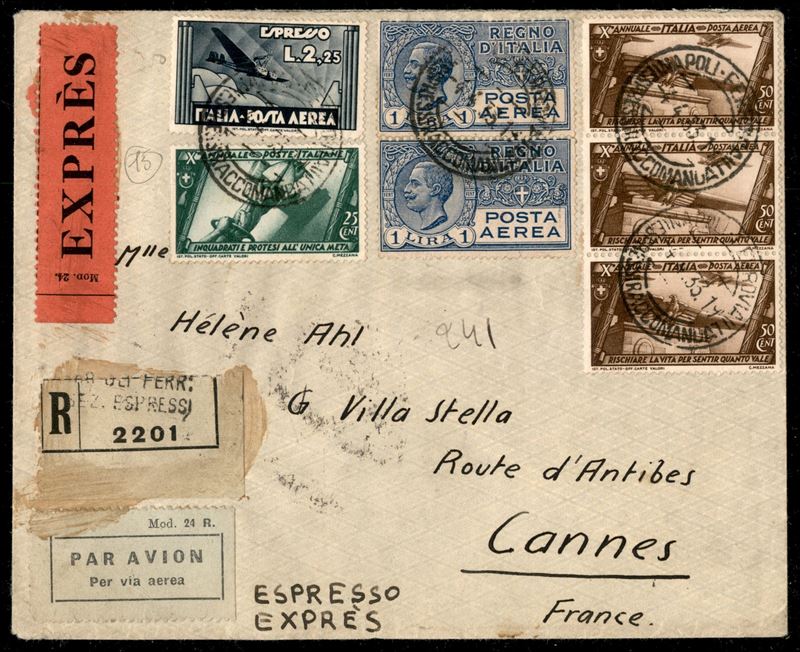 Italia / Regno / Vittorio Emanuele III / Posta Ordinaria + Aerea