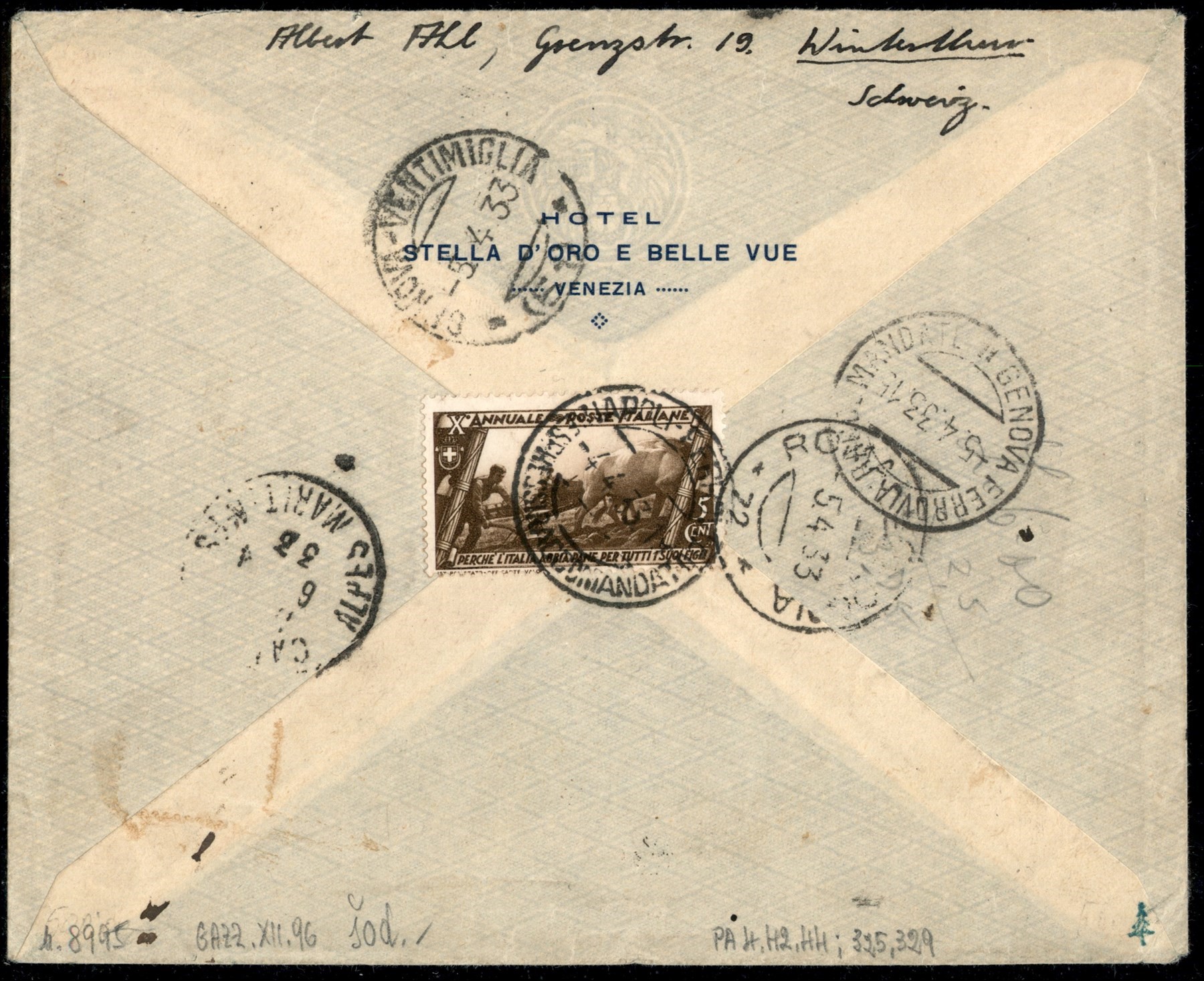 Italia / Regno / Vittorio Emanuele III / Posta Ordinaria + Aerea