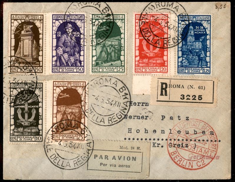 Italia / Regno / Vittorio Emanuele III / Posta Ordinaria + Aerea