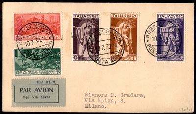 Italia / Regno / Vittorio Emanuele III / Posta Ordinaria + Aerea