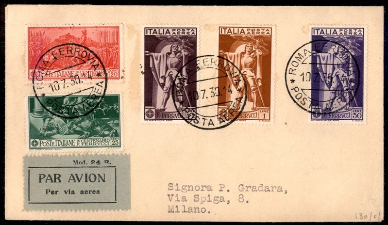 Italia / Regno / Vittorio Emanuele III / Posta Ordinaria + Aerea
