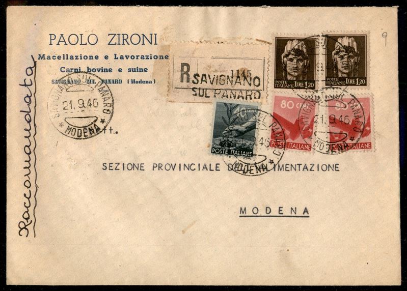 Italia / Repubblica / Posta Ordinaria
