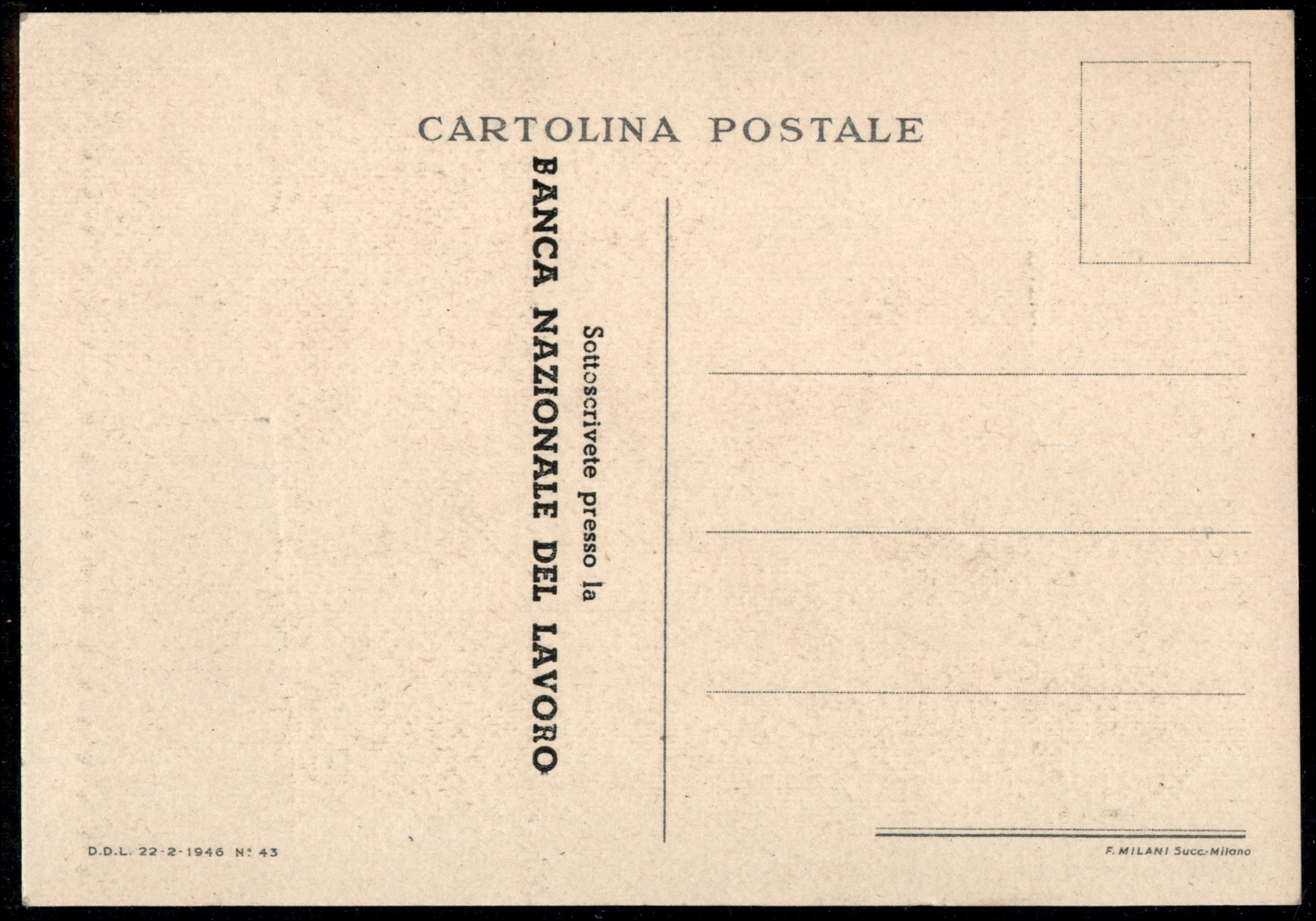 Italia / Repubblica / Posta Ordinaria