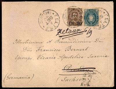 Italia / Regno / Umberto i / Posta Ordinaria