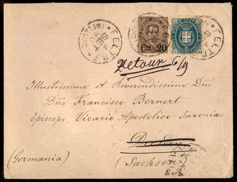 Italia / Regno / Umberto i / Posta Ordinaria