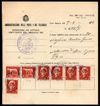 Italia / Regno / Vittorio Emanuele III / Posta Ordinaria