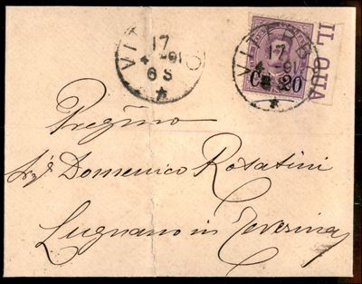 Italia / Regno / Vittorio Emanuele II / Posta Ordinaria