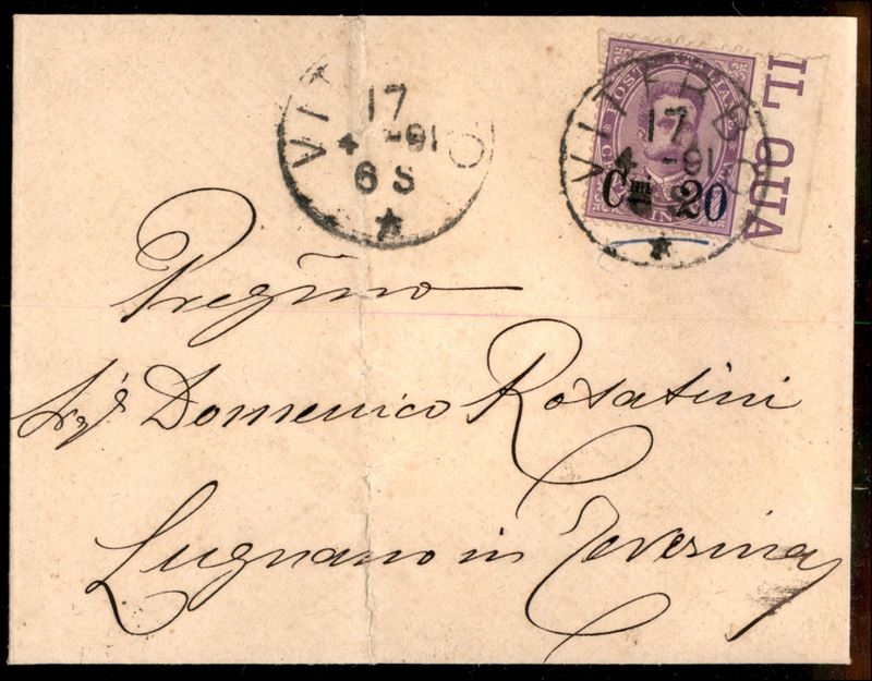Italia / Regno / Vittorio Emanuele II / Posta Ordinaria