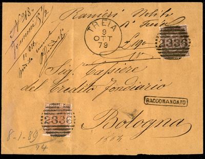Italia / Regno / Vittorio Emanuele II / Posta Ordinaria