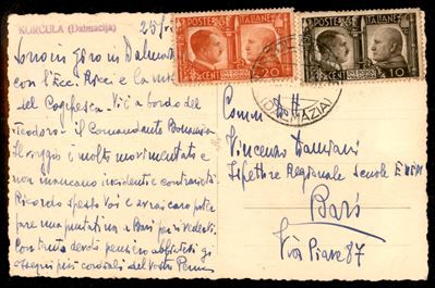 Italia / Occupazioni II Guerra Mondiale / Dalmazia / Posta Ordinaria
